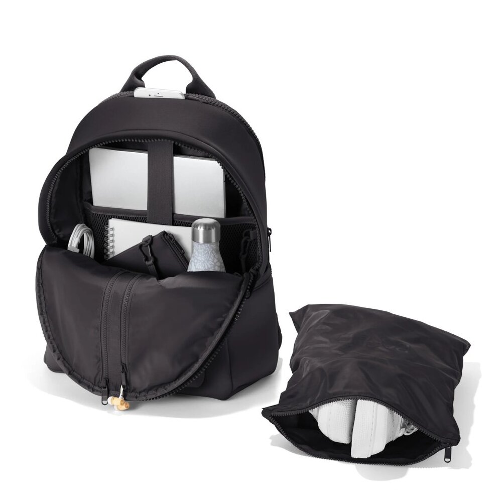 Dagne Dover Dakota Neoprene Backpack in Onyx, Large - Picture 9 of 13